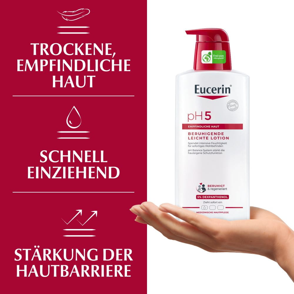 pH5 Leichte Textur Lotion zum Schutz sensibler Haut Eucerin